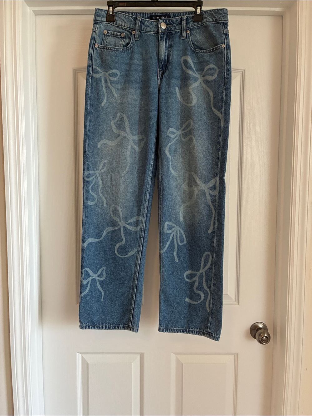 Coquette Y2K Dreamy Low Rise Baggy Aero Jeans Size 6 Oversized Styling - Picture 7 of 10